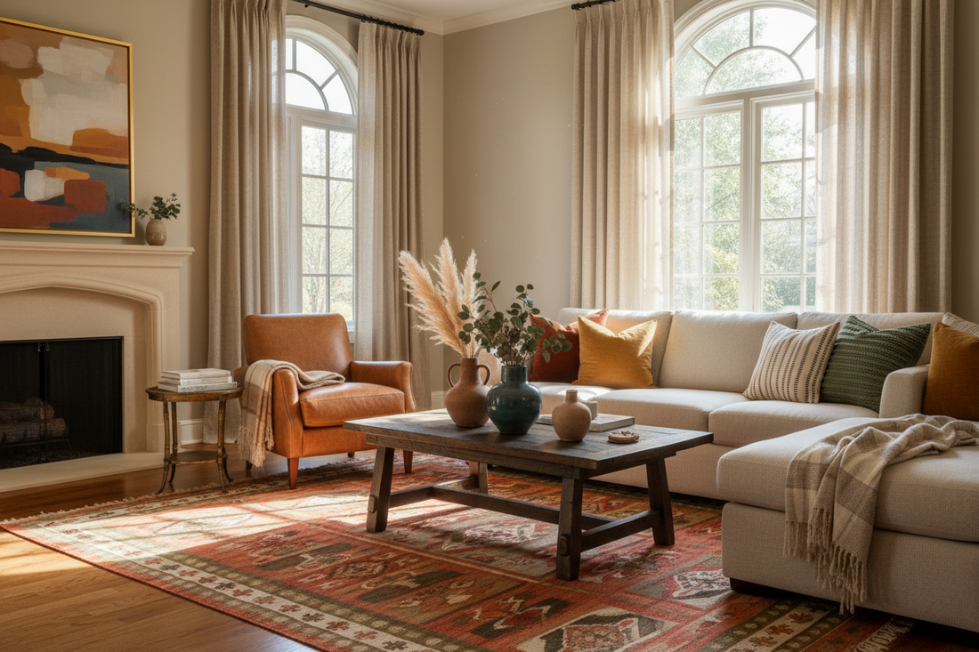 How to Match Rugs, Curtains, Throw Pillows, and Other Décor