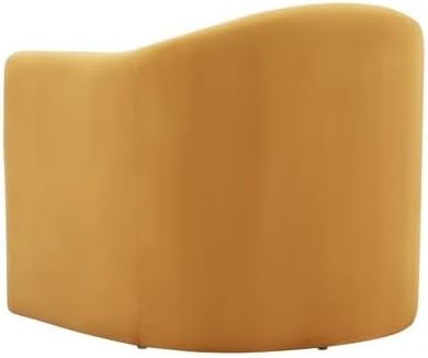 SAFAVIEH Couture Collection Laylette Pumpkin Velvet Accent Chair - Image 5