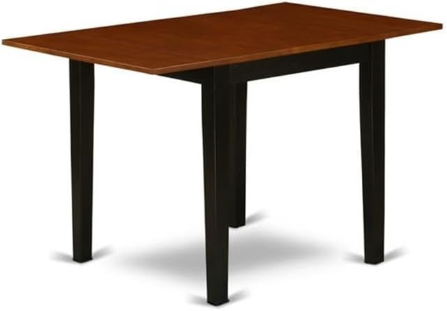 East West Furniture NDNO3-BCH-W 3 Piece Dinette Set - Image 3