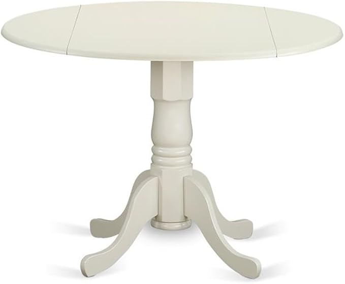 East West Furniture DLBO3-LWH-LC 3 Piece Modern Dining Table Set Contains a - Image 3