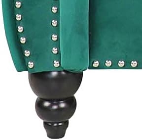 Chesterfield Loveseat Sofa, Modern Velvet Small Sofa Couch 2 Seater - Image 9