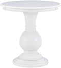 Pemberly Row Round Wood Accent Table, 26 in Height, MDF by PEMBERLYROW