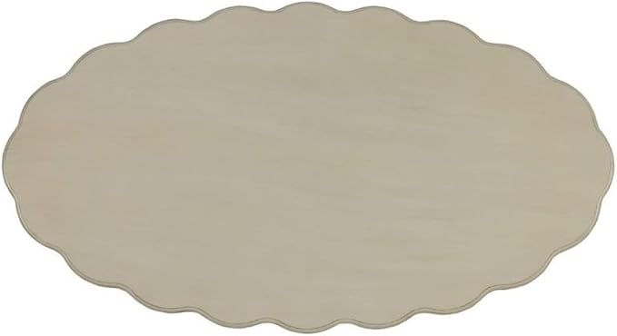 Acme Fordon Oval Coffee Table in Antique White - Image 6