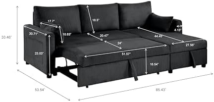 Queen Sleeper Sofa, Convertible Sofa Bed - Image 3