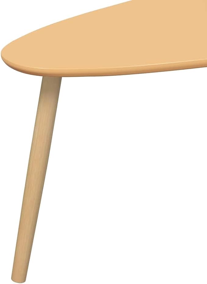 Coffee Table Set of 2, Nesting Living Room Tables, Solid Pine Wood and MDF - Image 8