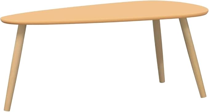 Coffee Table Set of 2, Nesting Living Room Tables, Solid Pine Wood and MDF - Image 4