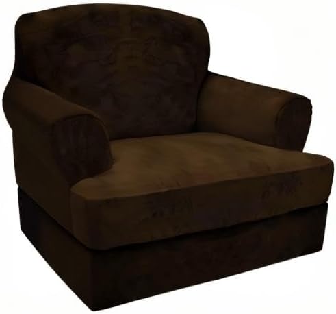 CUCRAF T Cushion Sofa Cover 2 Piece Armchair Slipcovers, Soft Thick Velvet - Image 9