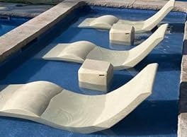 Aqua Outdoors - in-Pool Chaise Lounger - Inside Pool & Sun Shelf Lounge Chair - - Image 7