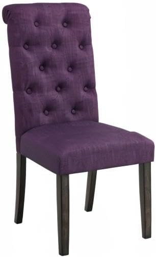Roundhill Furniture Leviton Solid Wood Tufted Parsons Dining Chairs - Image 8