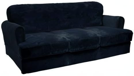 CUCRAF T Cushion Sofa Cover 4 Piece Slipcovers, Soft Thick Velvet Couch Cover - Image 8