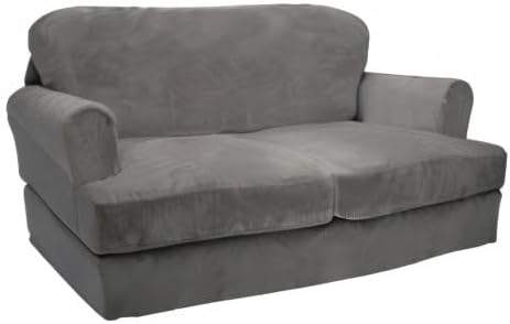 CUCRAF T Cushion Sofa Cover 3 Piece Loveseat Slipcovers, Soft Thick Velvet - Image 9
