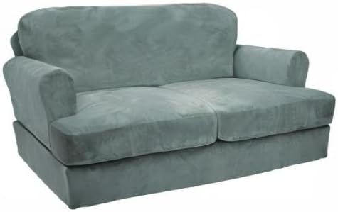 CUCRAF T Cushion Sofa Cover 3 Piece Loveseat Slipcovers, Soft Thick Velvet - Image 8