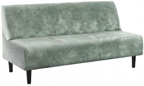H.VERSAILTEX Real Velvet Futon Cover Armless Sofa Covers Sofa Bed Covers - Image 8