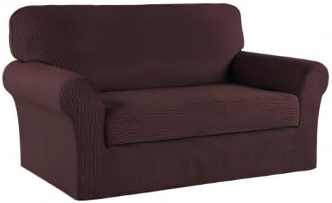 Turquoize Stretch Sofa Slipcover 2 Pieces Sofa Cover Couch Cover - Image 8
