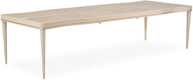 MICHAEL AMINI Malibu Crest 9-Piece Engineered Wood Dining Set in Blush - Image 3