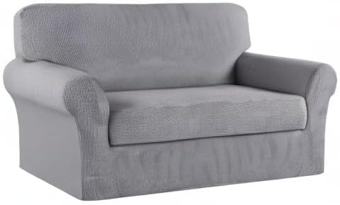 Turquoize Stretch Sofa Slipcover 2 Pieces Sofa Cover Couch Cover - Image 8