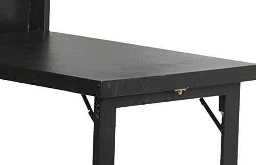 SEI Furniture - Minford Fold-out Convertible Desk - Black - Transitional Design - Image 10