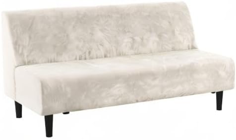 H.VERSAILTEX Real Futon Cover Armless Sofa Covers Sofa Bed Covers Stretch Futon - Image 8