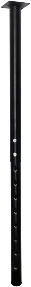 QLLY Adjustable Metal Table Leg, 24-40 inch, Home Office DIY Desk Leg, by QLLY