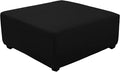 Super Stretch 40x40x15 inch Square Ottoman Cover- Soft Form Fit Ottoman Cover by UOIJAY