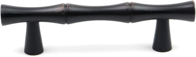 2PCS Bamboo Zinc Alloy Cabinet Handles, 2.5 Inch Hole Distance - Image 3