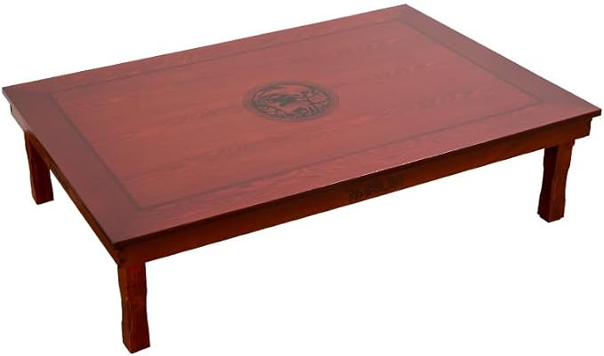 Rectangle 120x80cm Korean Dining Table Folding Leg Dining Room Furniture Asain by Unknown