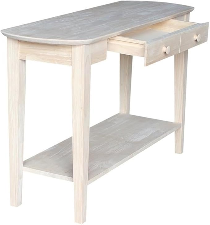 International Concepts Phillips Oval Sofa Table, Unfinished - Image 5