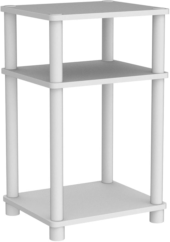 Furinno Just 3-Tier Turn-N-Tube End Table / Side Table / Night Stand / Bedside - Image 4