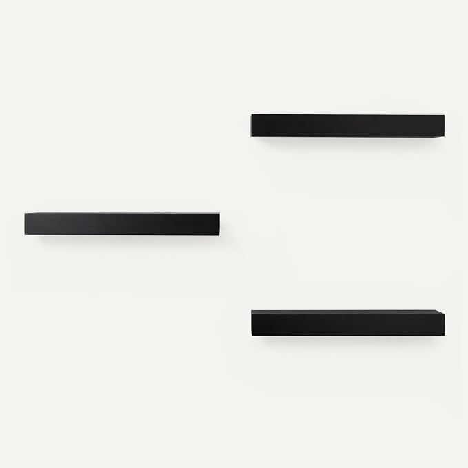 Amazon Basics Wood Floating Wall Shelves, 15.8" x 5" x 1.8" - Image 4