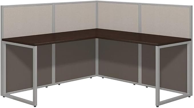 Bush Business Furniture Easy Office 60W L Shaped Cubicle Desk Workstation by BushBusinessFurniture
