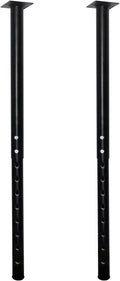 QLLY 24-40 inch Adjustable Metal Table Legs, Heavy Duty DIY Desk Legs by QLLY