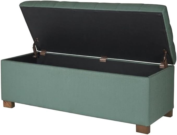 HomePop Large Storage Ottoman Bench - Image 10