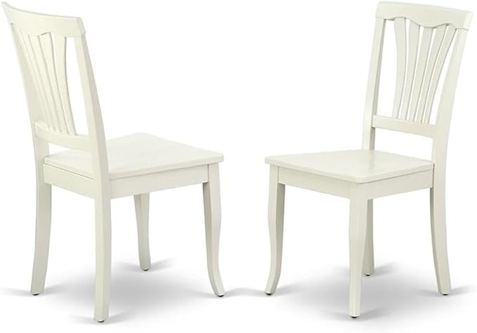 East West Furniture AVC-LWH-W Avon Dining Chairs by EastWestFurniture