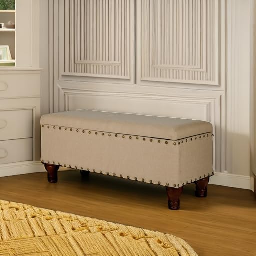 HomePop Large Rectangle Storage Bench - Image 9
