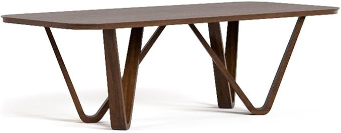 Furniture of America Nazaen I 94.5" Mid-Century Modern Solid Wood Live Edge by FurnitureofAmerica