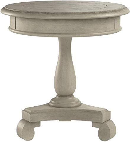 Roundhill Furniture Rene Contemporary Wood Pedestal Side Table - Image 5