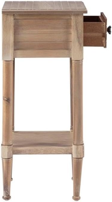Linon Styers Wood Accent Starfish Coastal Side Table in Natural - Image 7