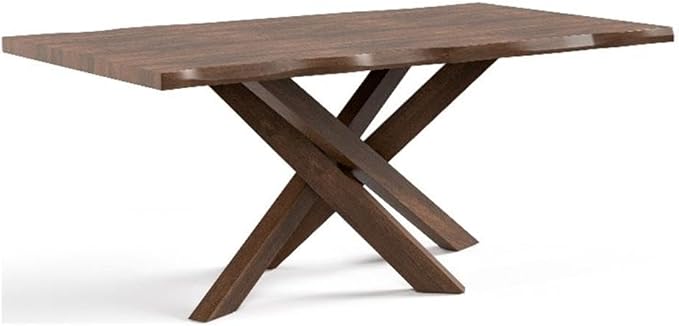 Furniture of America Nazaen II 71" Mid-Century Modern Solid Wood Live Edge by FurnitureofAmerica