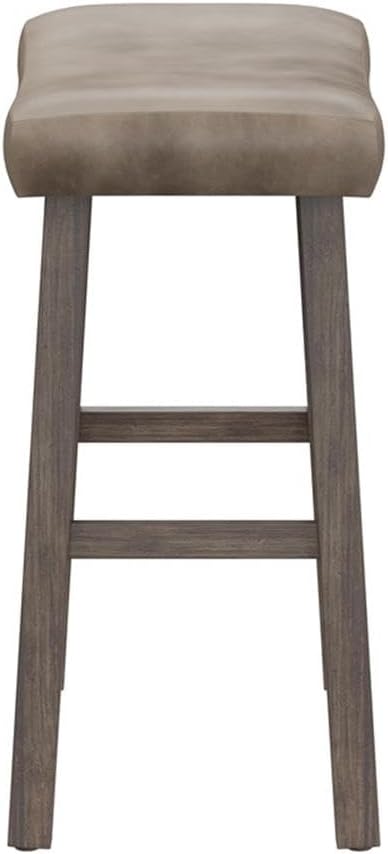 Hillsdale Furniture Saddle Counter Stool, Rustic Gray - Image 11