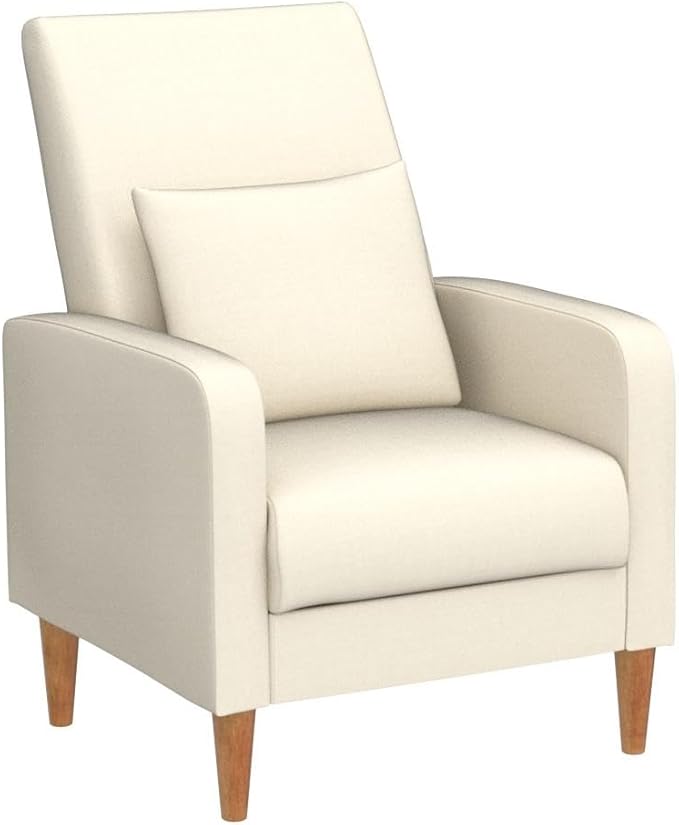 COLAMY Mid-Century Modern Upholstered Accent Chair - Image 4