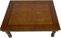 Rectangle 90X75cm Korean Coffee Table Folding Leg Asian Antique Style Living by Unknown