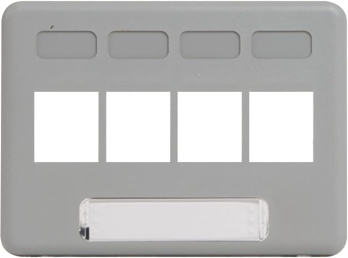 ICC 4-Port Modular Furniture Faceplate by ICC