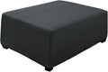 Super Stretch Ottoman Cover- Soft Form Fit Ottoman Cover Rectangular Ottoman by UOIJAY