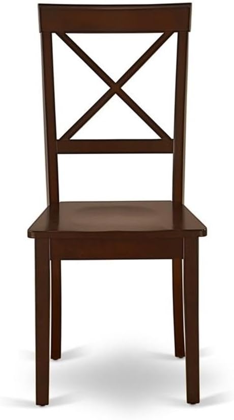 East West Furniture BOC-MAH-W Boston Dining Chairs - Image 5