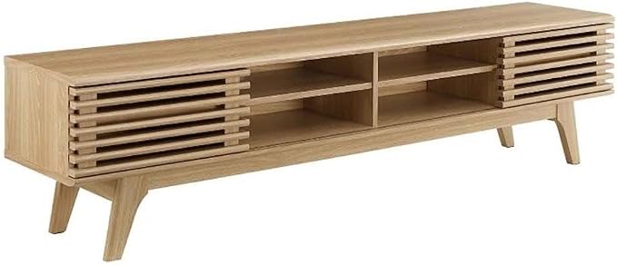 Modway Render Mid-Century Modern Low Profile 70 Inch Media Console TV Stand in by Modway
