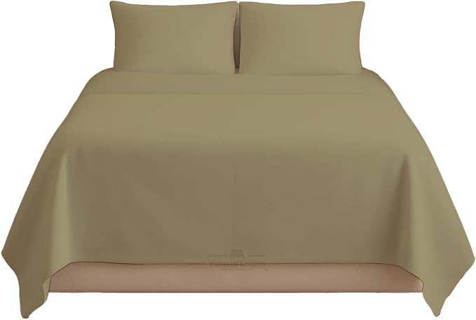 Sleeper Sofa Bed Sheet, 100% Cotton 400 Thread Count, 4 Piece Set, Deep Pocket by BeyondWhatYouSee