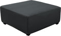 Super Stretch 40x40x15 inch Square Ottoman Cover- Soft Form Fit Ottoman Cover by UOIJAY