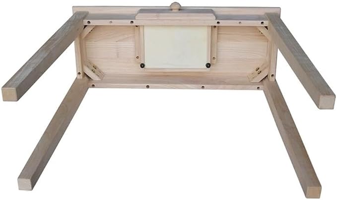 IC International Concepts, Rectangular Hall Table W/Drawer, Solid Real Wood - Image 11