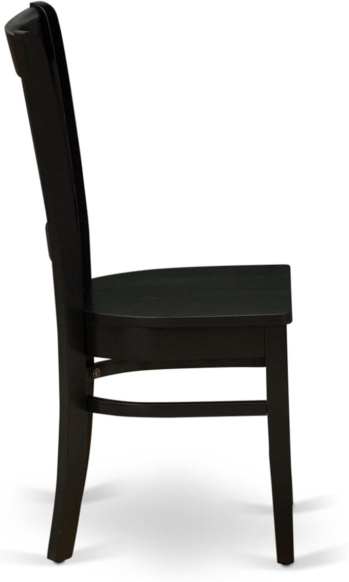 East West Furniture VAC-BLK-W Vancouver Dining Room Chairs - Image 4