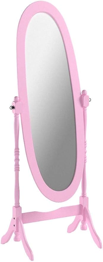 Roundhill Furniture Queen Anna Style Floor Cheval Mirror - Image 6